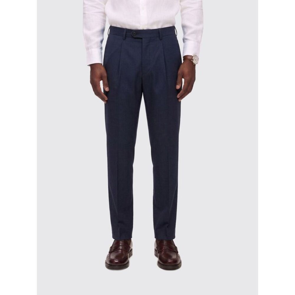 Brioni Men Stretch Wool Tailored Trousers Brioni